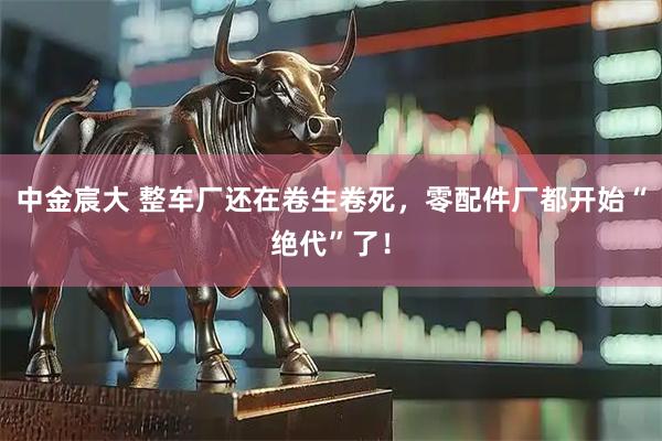 中金宸大 整车厂还在卷生卷死，零配件厂都开始“绝代”了！